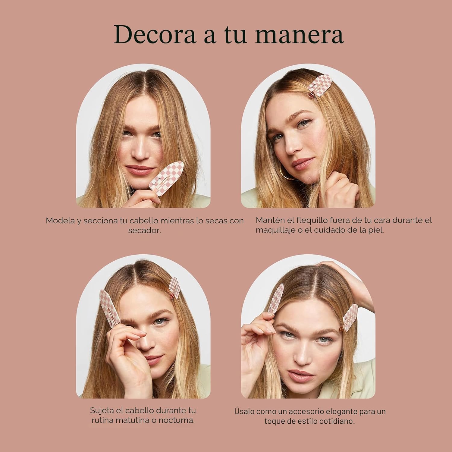 How To Use Creaseless Hair Clips Creaseless Hair Clips for Women – Kriz Reales Studio