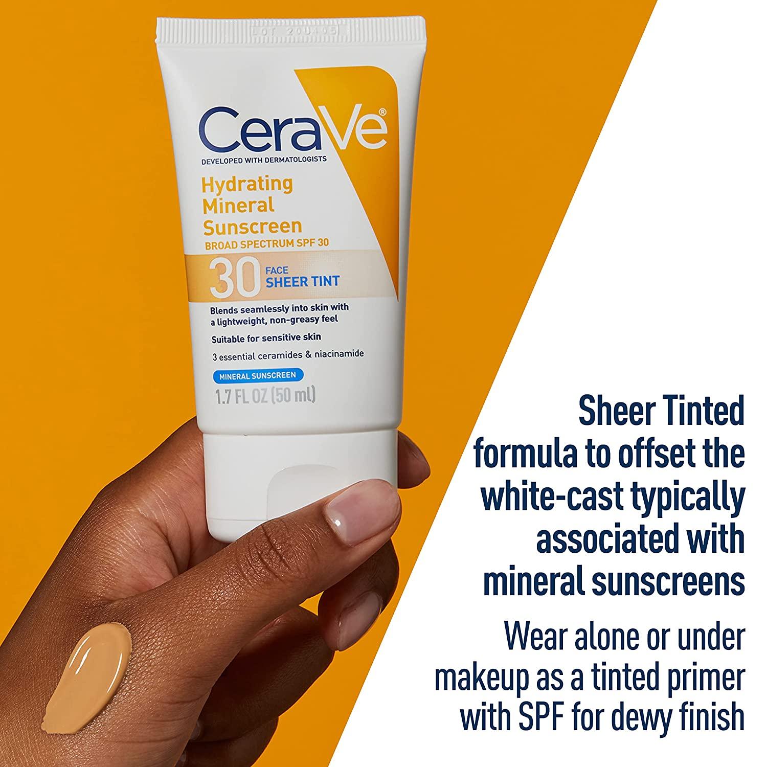 Cerave Hydrating Mineral Sunscreen SPF 30 Kriz Reales Studio Cerave Hydrating Mineral Sunscreen SPF 30 Kriz Reales Studio