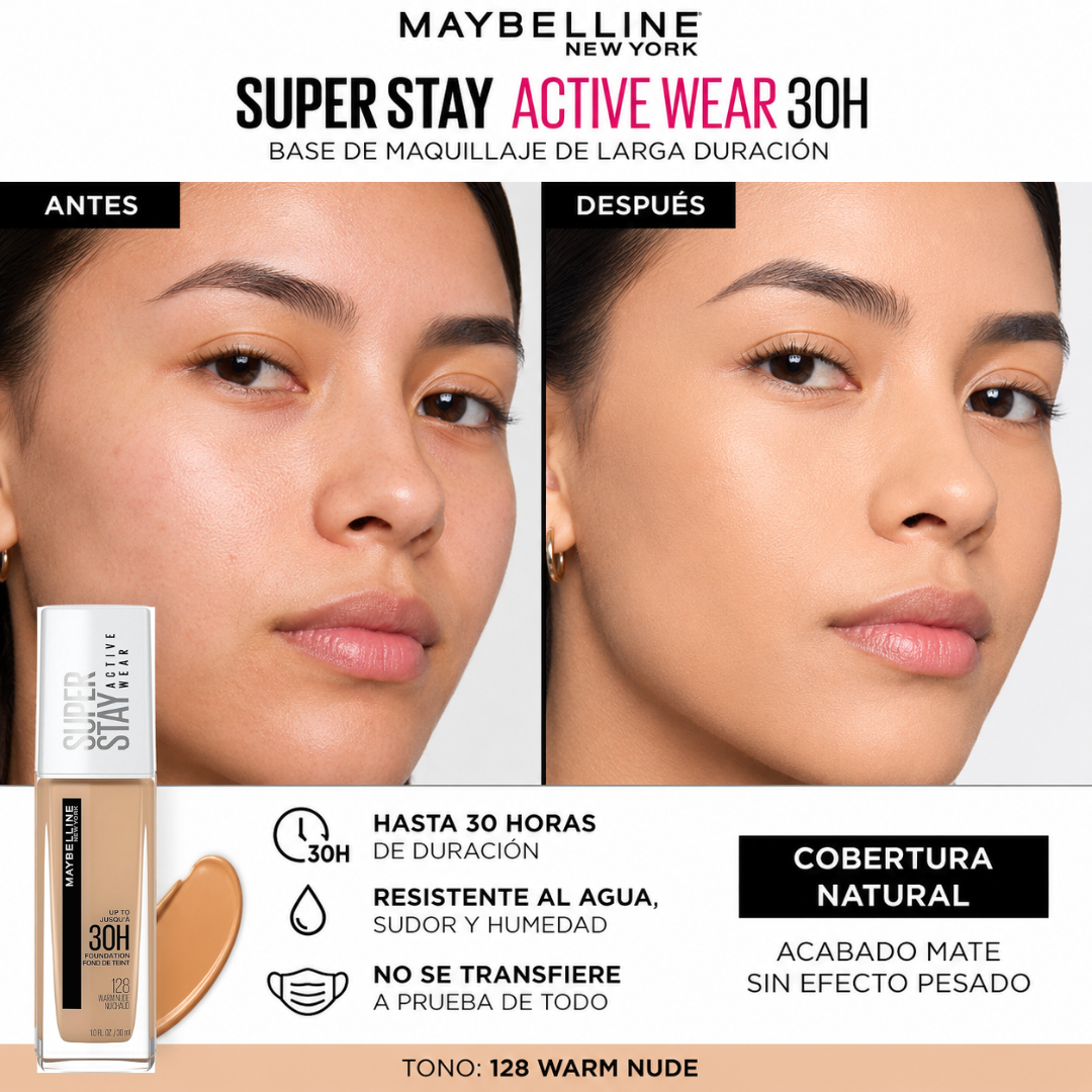 Super Stay Active Wear 30H Foundation – Kriz Reales Studio