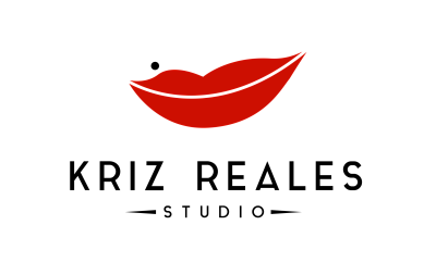 Logo kriz reales studio labio rojo lunar